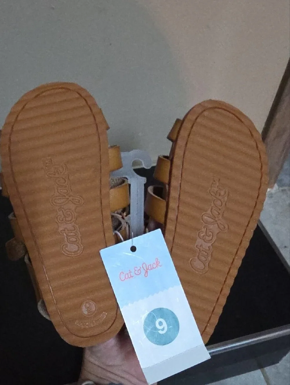 Cat & Jack Tan Kids Fisherman Sandals